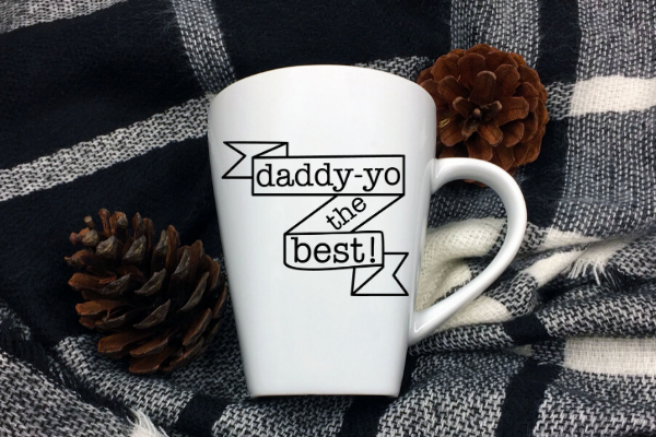 Free Daddy-yo the best SVG this free SVG is perfect for a DIY Fathers Day present. DIY projects to make with your Cricut are so much fun! #cricut #freesvg #svg #dad #diy #fathersday