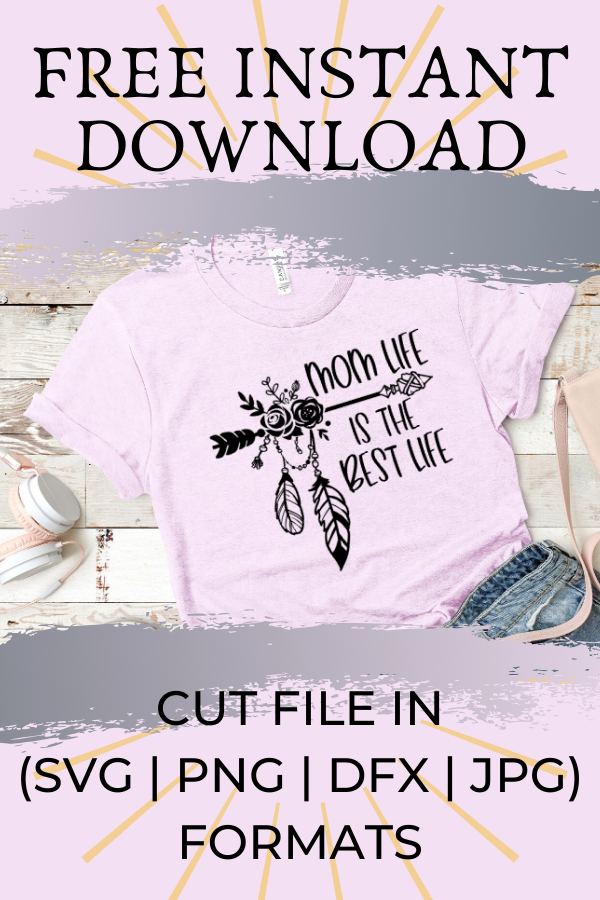 Free Mom life is the best life SVG. Mom life SVGs are the best! Have fun making this fun DIY project you can make with your Cricut.SVG is perfect for any Cricut project from advanced to beginner. Free Cricut SVG files for DIY projects. #freesvg #svg #diy #svg #svgfiles #svgcuts #svgcutfile #silhouette #silhouetteprojects #silhouetteamerica #silhouettecameo3 #cricut #cricutmade #cricutexplore #cricutcreated #momlife #svg #momsvg #cricut #freesvg