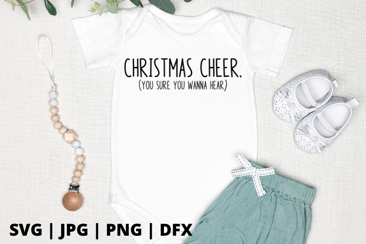 Free Christmas cheer SVG is perfect for amping up your Christmas spirit y'all. Add this adorable Christmas cut file to a tee, bag or cup and share your spirit. #svg #freecutfile #cricut #cricutmade #silhouette #christmassvg