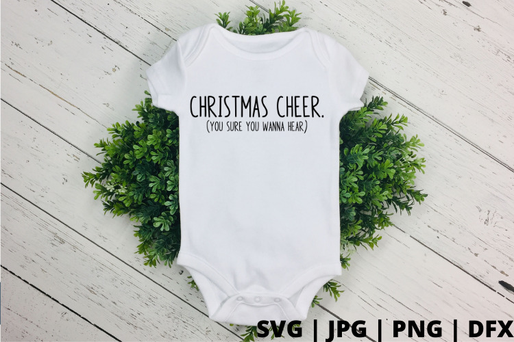 Free Christmas cheer SVG is perfect for amping up your Christmas spirit y'all. Add this adorable Christmas cut file to a tee, bag or cup and share your spirit. #svg #freecutfile #cricut #cricutmade #silhouette #christmassvg