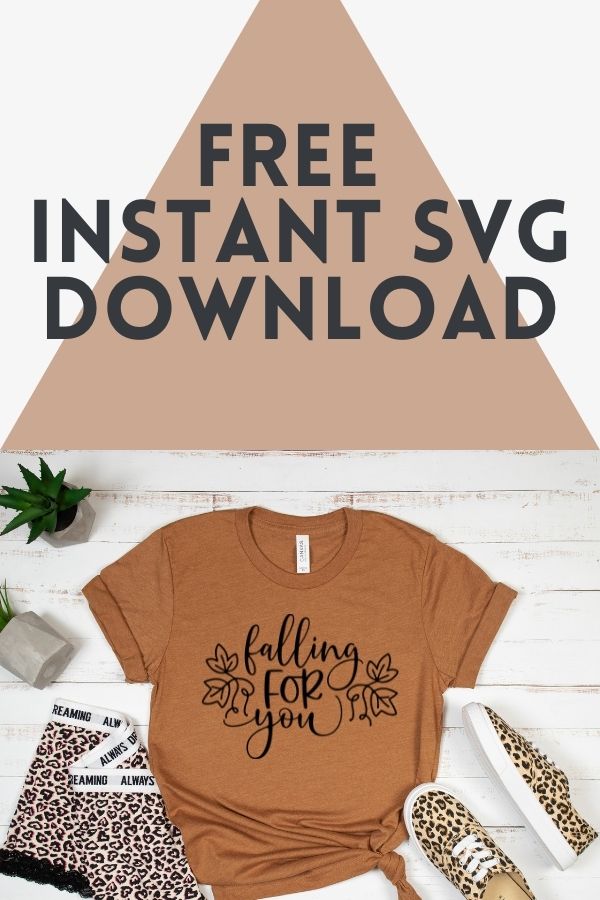 Falling for you SVG. Fall is here and I am falling for you. Pumpkin spice lattes, hoodies and a cool breeze This svg is perfect for all types of Cricut projects from advanced to beginner. Free Cricut SVG files for DIY projects. #freesvg #svg #diy #svg #svgfiles #svgcuts #svgcutfile #silhouette #silhouetteprojects #silhouetteamerica #silhouettecameo3 #cricut #cricutmade #cricutexplore #cricutcreated